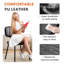 Chaise d'appoint avec structure en acier, revêtement en tissu d'ameublement