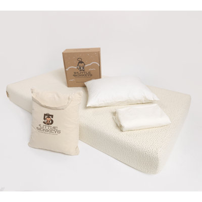 5 Little Monkeys 8" Medium Gel Memory Foam Mattress Bundle by Home by Hollywood