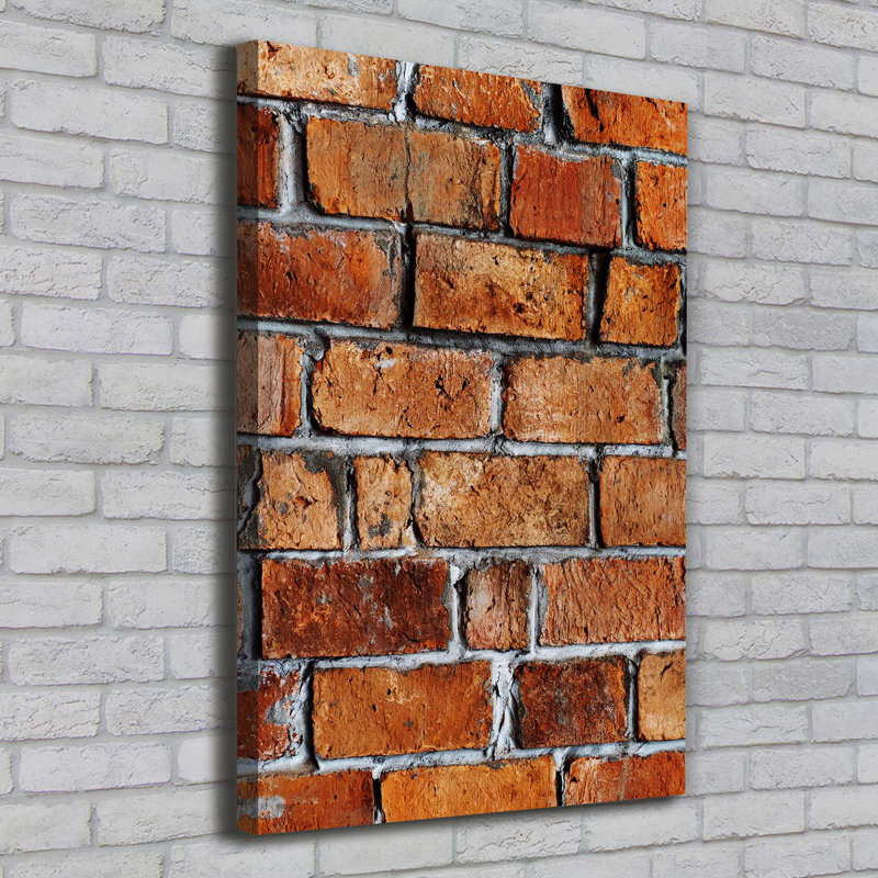 Brick Wall - Wrapped Canvas Print