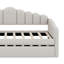 Lit de jour simple tapissier avec lit gigogne et port USB-2109601410