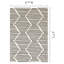 Tapis rayé noir et blanc Fresno-102210974