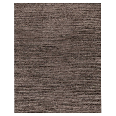 Hidden Path Striped Area Rug in Beige/Black/Neutral