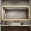 Miroir de salle de bain à DEL, à intensité variable, rétroéclairé, antibuée et résistant à la corrosion | Idée de cadeau-1970075930-1970075939