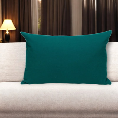 Coussin 12 "x 18" en coton vert