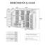 Armoire de bar pour îlot de cuisine avec plateau pliable-265929474