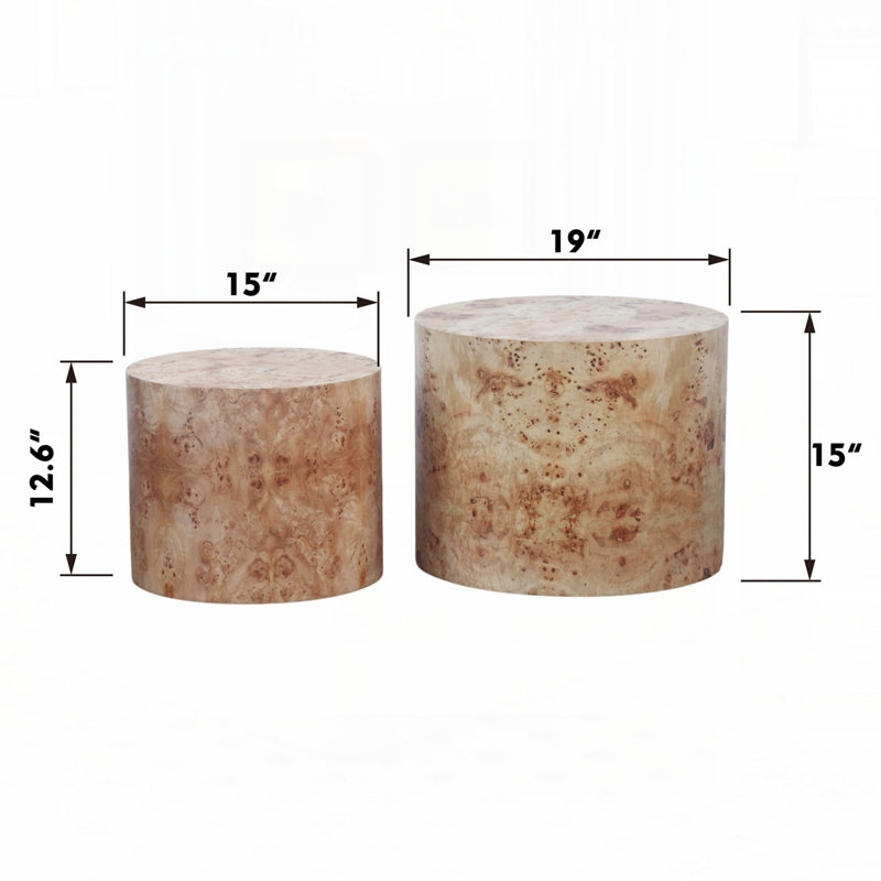 Nesting Coffee Table Set of 2
