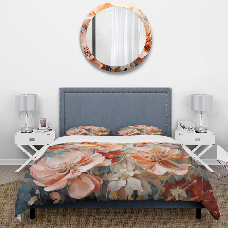 Ensemble de housse de couette Coral Petal Symphony I BeddingMicrofiber / Polyester