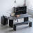 Black Rectangular Solid wood Butterfly Leaf Dining Table-791295683