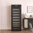 Intelligent Temperature-Controlled Multi-Tiered Wood Wine Cabinet
