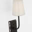 Thomas O'Brien Hulton 17" Cordless Single Sconce with Linen Shade-1818237783