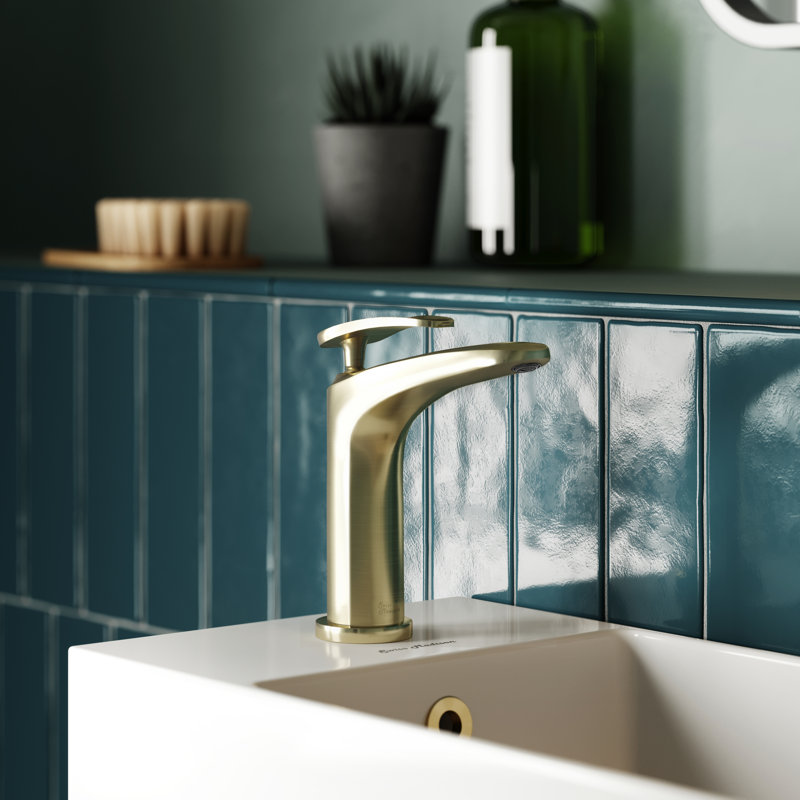 Sublime Single Hole, Single-Handle, Bathroom Faucet, Brushed Gold