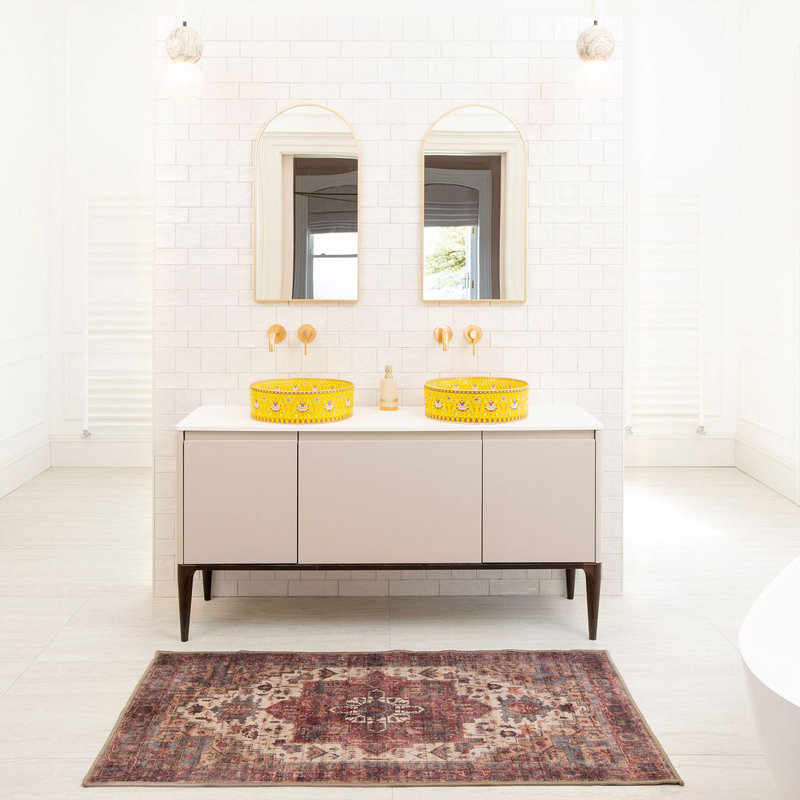 Vintage Look Area Rug, Rectangle 160 x 230 cm