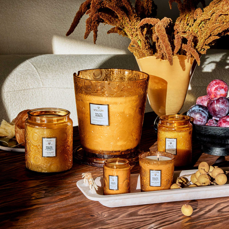 Baltic Amber 5 Wick Hearth Candle