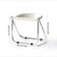 Chaise pliante usagée Home Transparent Ins Retro Office Leisure