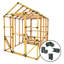 Ensemble de poulailler et de poulailler 8 pi x 10 pi pour un maximum de 18 poules-851947411