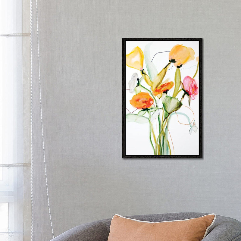 Bloom Series Norway by Leigh Viner - Gallery-Wrapped Canvas Giclée on Canvas, 66.04 cm H x 45.72 cm W, Black Framed