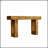63'' Long Farmhouse Console Table With Storage, Native Wood Grain, Perfect For Hallway, Living Room, And Foyer