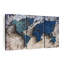 «Carved World Map», reproduction sur toile-518055965