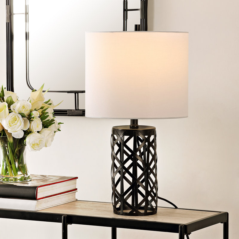 Lampe standard noire 22 po Odette