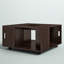 Table basse sur roulettes avec rangement Henjes-1518715180