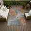 Tapis abstrait intérieur / extérieur lavable à la machine Chantille ACN2969-130880724-130880731