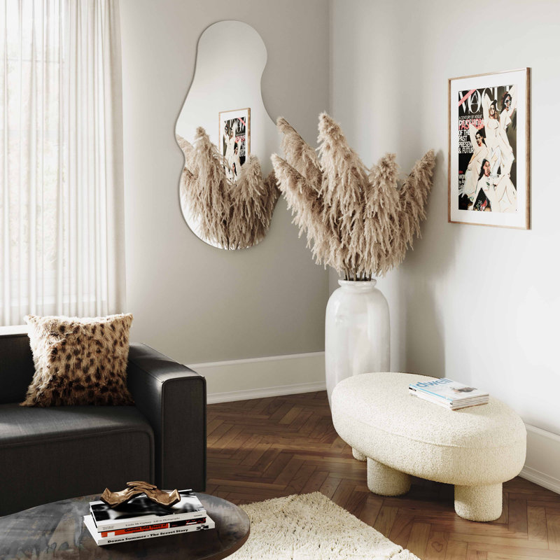 Discus Cream Ottoman