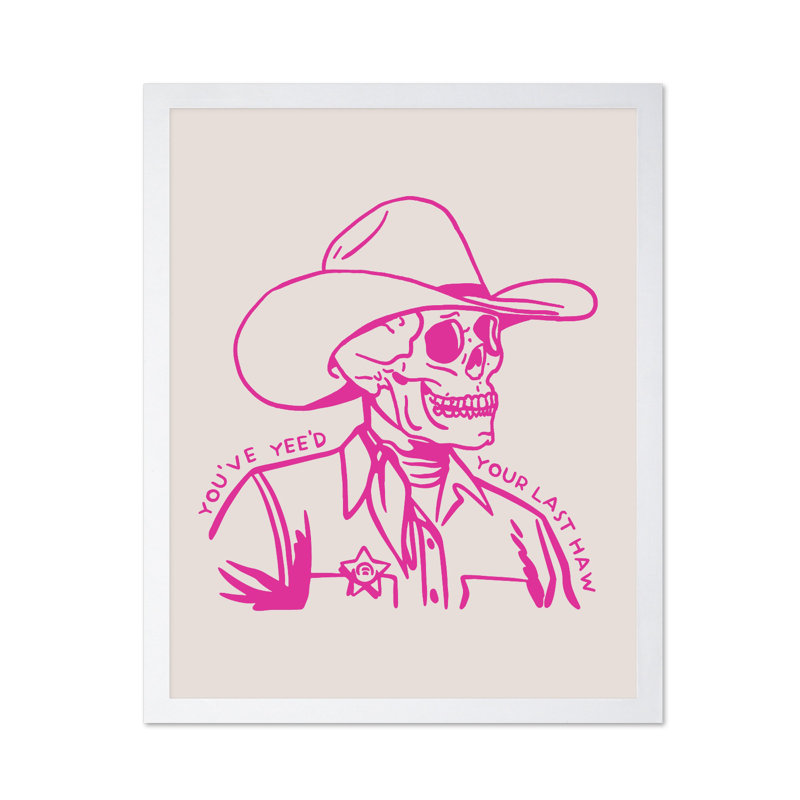 Vous avez votre dernier Haw, Poster, White Framed, 08"H x 10"W