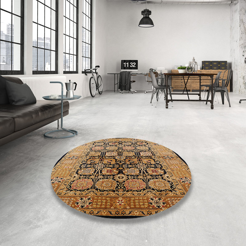 Sighwaldi Oriental Indoor Rug, Round 5'