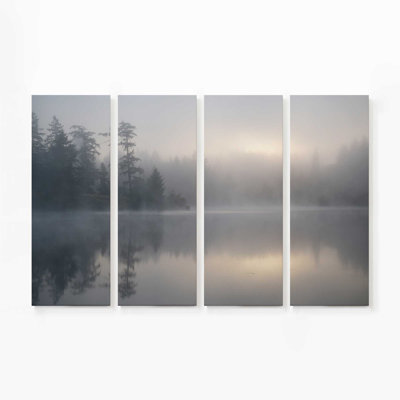 Lac de Rêves éveillés | Impression sur toile 4 panneaux
