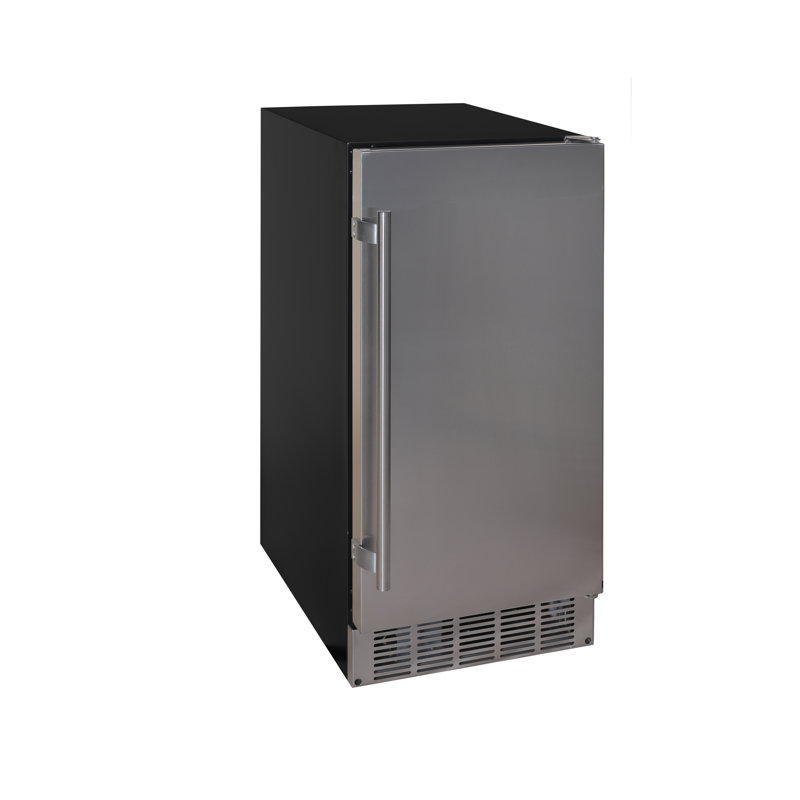 EdgeStar 25 Lb. Daily Production Crescent Ice Built-In Ice Maker, Stainless Steel