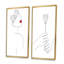 Scandinavian Woman Face I - ensemble de 2 reproductions-96425601-96425597