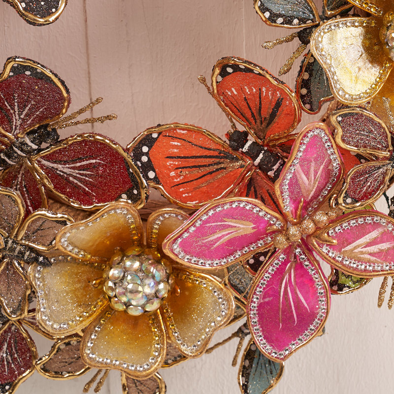 Couronne de papillon 22 po Capiz