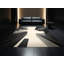 Tapis doux et moelleux à motif géométrique moderne et contemporain de couleur grise - noir-818103148