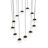 Lachyna 12 - Light Dimmable Globe Chandelier