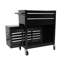 Armoire à outils à 8 tiroirs avec coffre supérieur à roulettes, rangement de garage en acier robuste sur roulettes-611574684