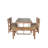 High-Quality Acacia Wood Outdoor Table And Chair Set-438610867