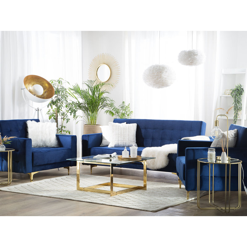 Cherry 3 - Piece Velvet Living Room Set