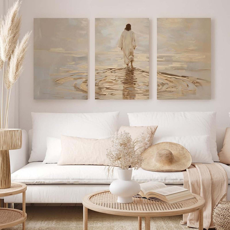 3 Piece Wrapped Canvas Print, 60 cm H x 120 cm W