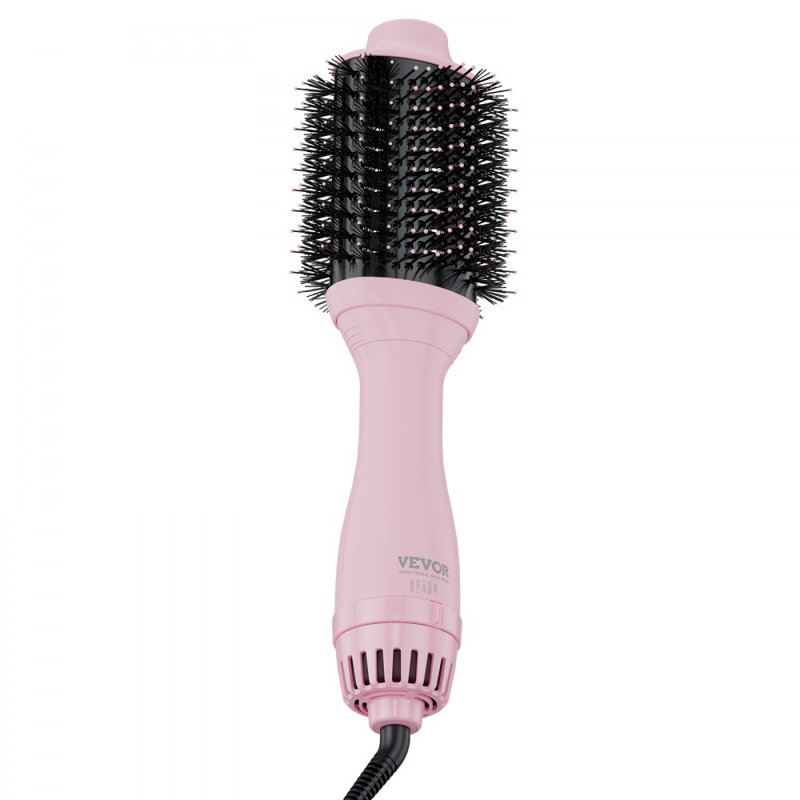 Hair Blow Dryer Brush, Ionic Hot Air Styling Brush with 2.6" & 2.95" Head