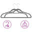 Siasconset Velvet Standard Hanger-1252011236