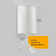 Set of 2 Wall Sconces with Fabric Shades, Plug-in Wall Lights with 3 Colour Temperature Options