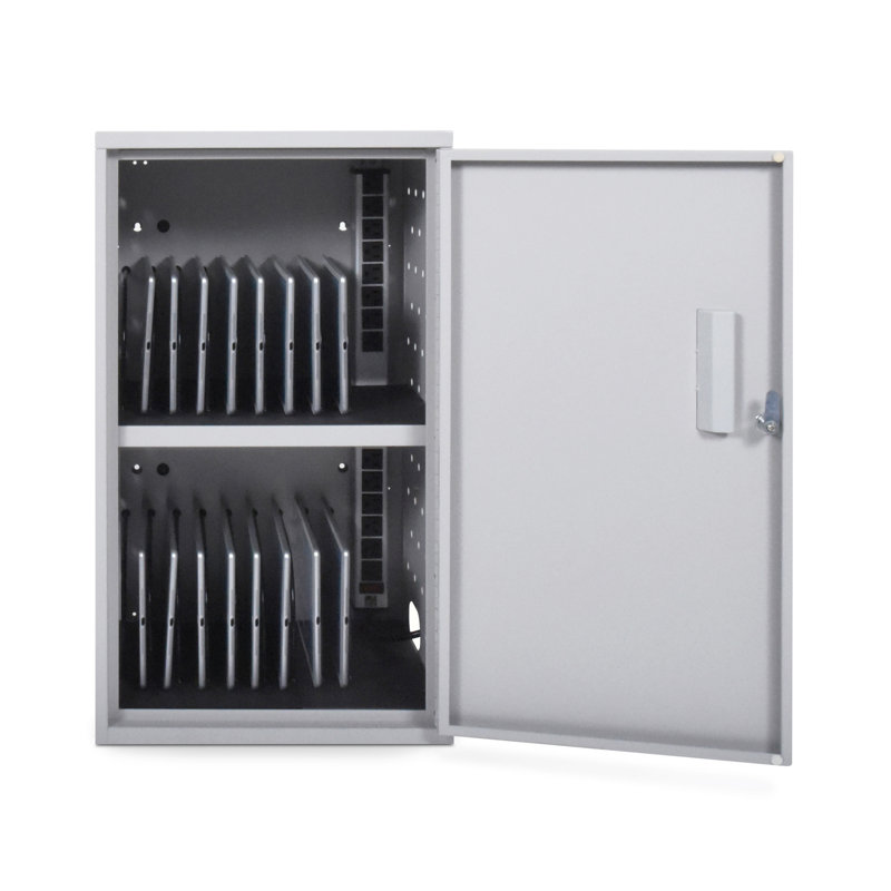 Store-N-Charge Tablet Storage Cart, 26" H x 15" W x 15" D