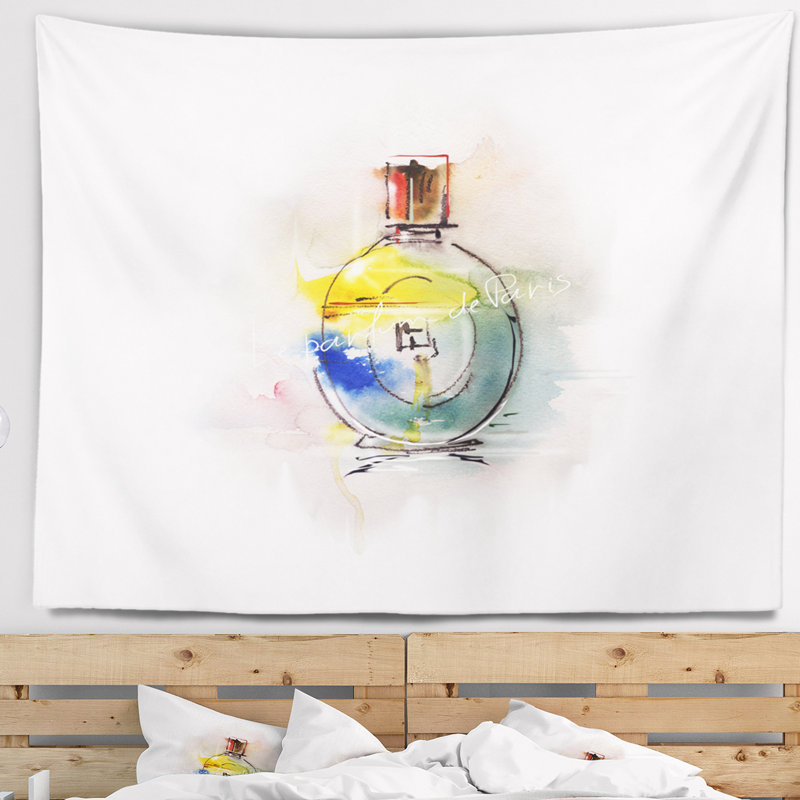Tapisserie de parfum, H 50 po x l 60 po