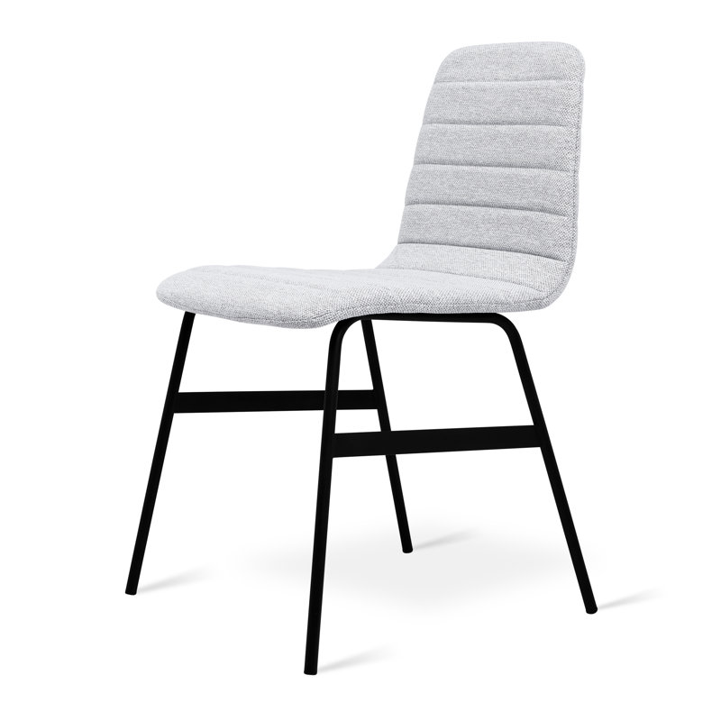Lecture Upholstered Dining Chair, Pixel Shale
