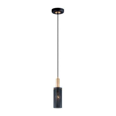 Luminaire suspendu cylindrique à 1 lumière Bacco