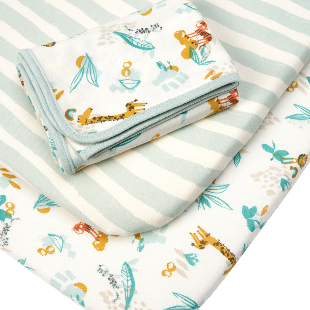 Tutti Bambini Bedside Crib Starter Pack - Run Wild - Image 4
