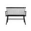 Banc à dossier en bois Farmhouse-1311529667