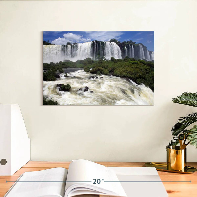 Alvord Flowing Iguazu Falls, 8" H x 12" W