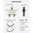 Bathroom Faucets, Faucet For Bathroom Sink - 2 Handle Basin Faucet, 3 Hole 8 Inch Widerspread Bathroom Faucet-123065778