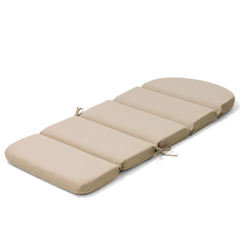 Coussin de siège / dossier Adirondack de 2,36 po Ebern Designs, Beige, 1, polyester